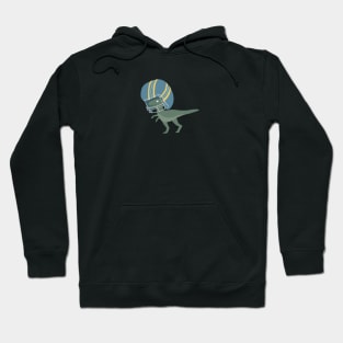 T-Rex Football Player Hoodie